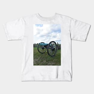 Cannon at Gettysburg Kids T-Shirt